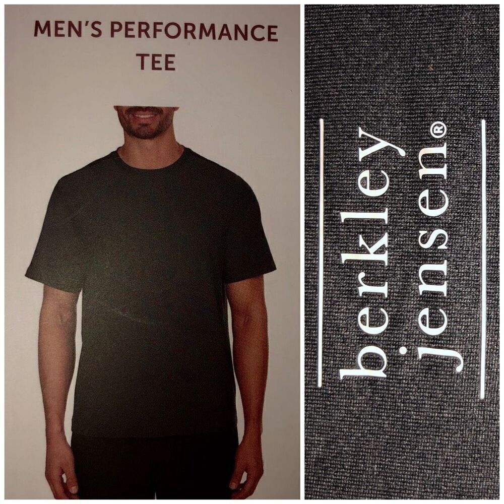 BERKLEY JENSEN - NWT - M Sz XL Short Sleeve Performance Tee/Black. Super Soft!
